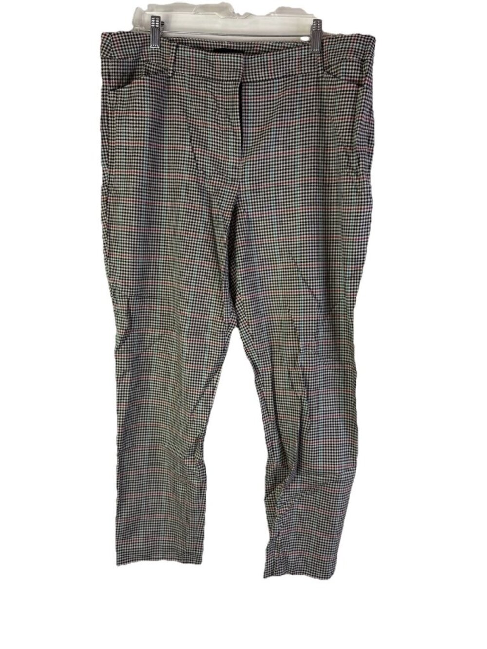 Talbots Hampshire Houndstooth Plaid Ankle Pants